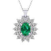 Lenora Zümrüt Kolye