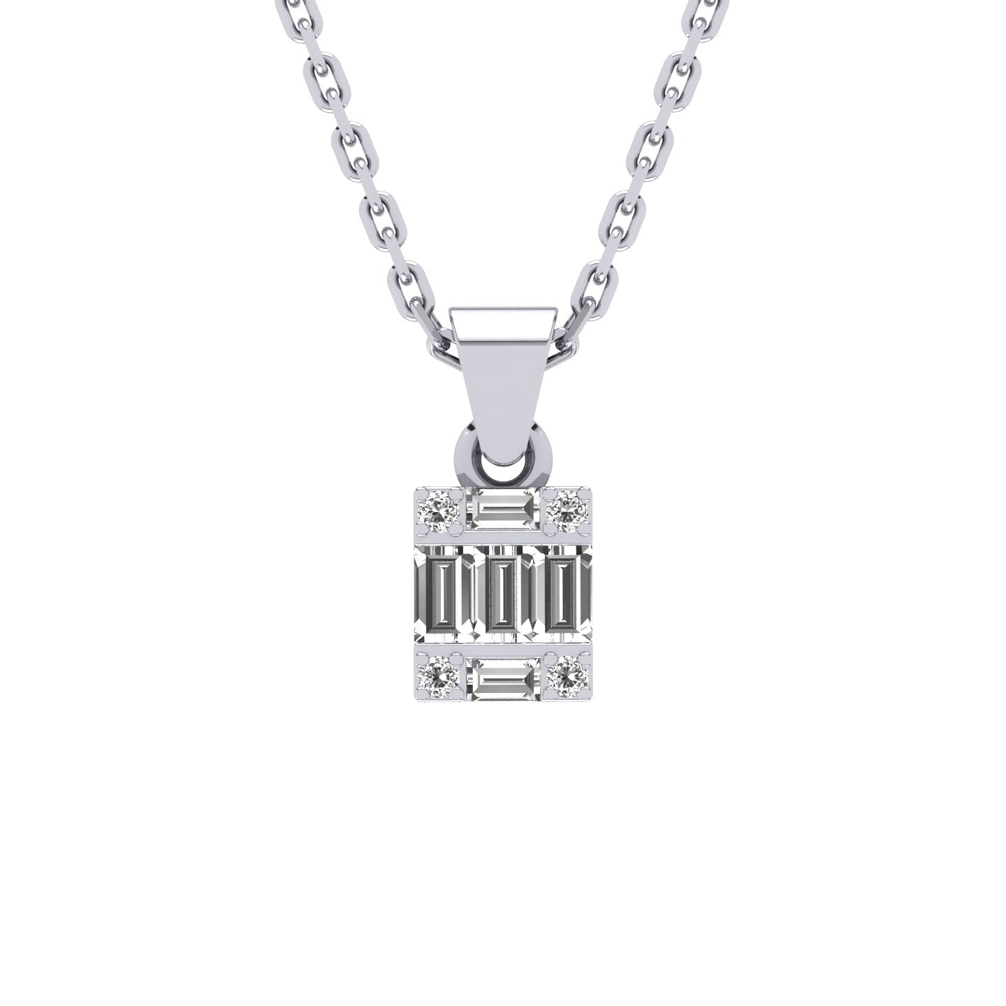 Gabriano Alessia  Baget Kolye; beyaz, sarı, rose ve kulplu, kulpsuz seçenekleri ile sunulmaktadır.