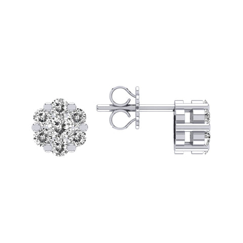 Gabriano Gemma Tektaş Efektli Küpe; beyaz, sarı, rose ve 14K, 18K seçenekleri ile sunulmaktadır.