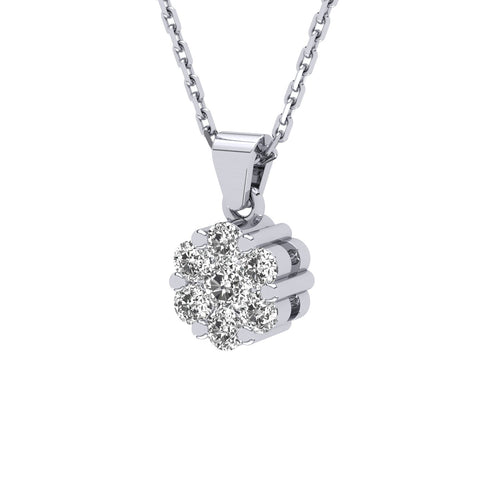 Gabriano Gemma Tektaş Efektli Kolye; beyaz, sarı, rose ve kulplu, kulpsuz seçenekleri ile sunulmaktadır.