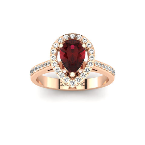  Gabriano Camila yakut ve pırlantalı yüzük