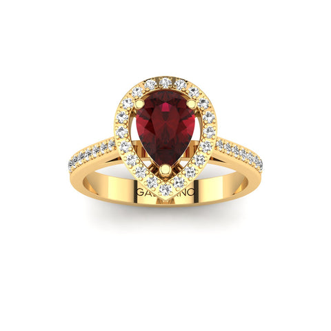  Gabriano Camila yakut ve pırlantalı yüzük