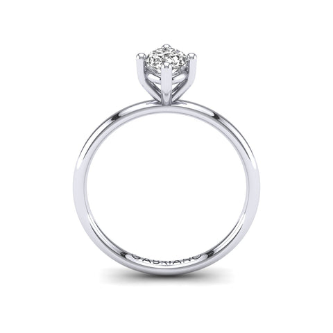 Mila Oval Tektaş Yüzük