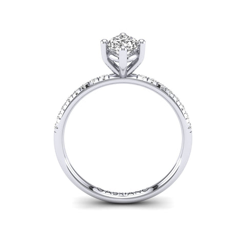 Annabel Oval Tektaş Yüzük