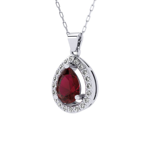 Rosa Yakut Kolye