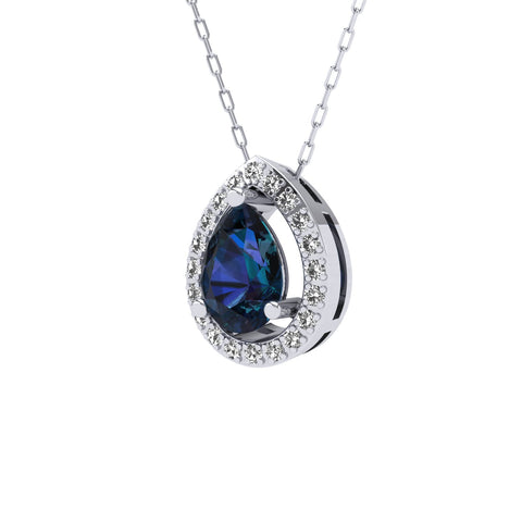 Rosa Safir Kolye