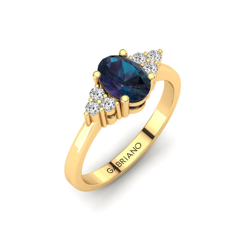 Suzette Safir Yüzük