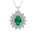Lenora Zümrüt Kolye