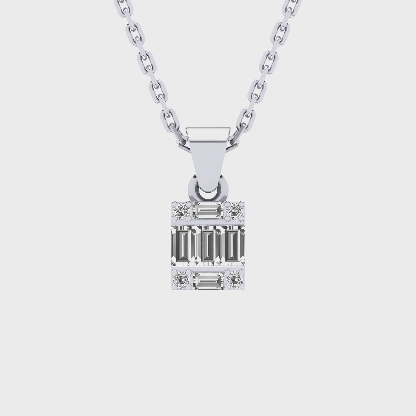 Gabriano Alessia  Baget Kolye; beyaz, sarı, rose ve kulplu, kulpsuz seçenekleri ile sunulmaktadır.