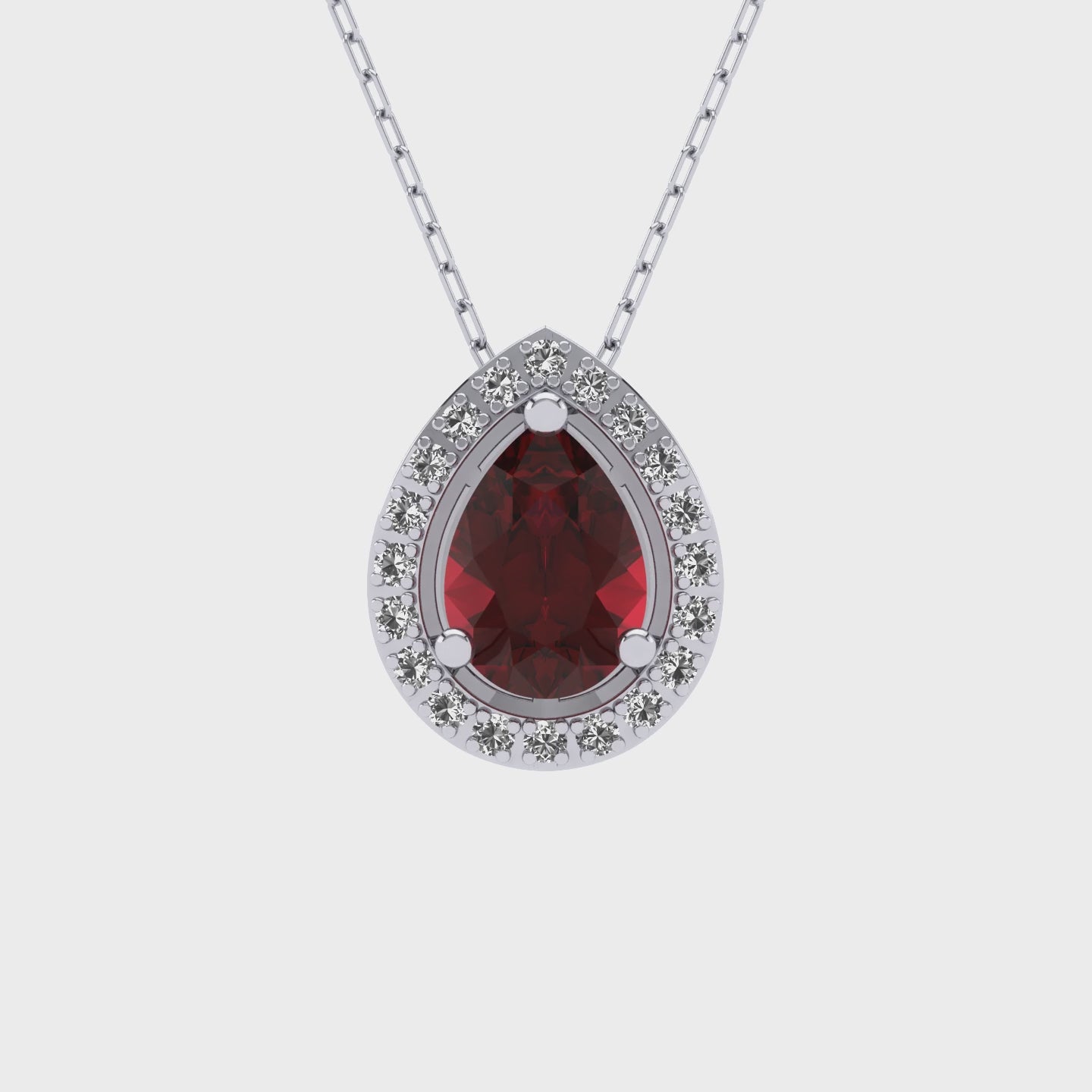 Rosa Yakut Kolye