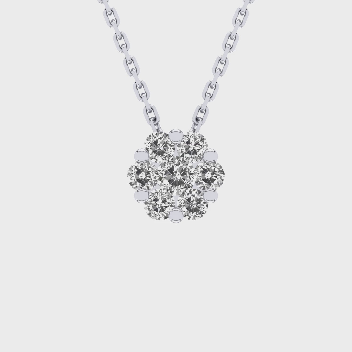 Gabriano Gemma Tektaş Efektli Kolye; beyaz, sarı, rose ve kulplu, kulpsuz seçenekleri ile sunulmaktadır.