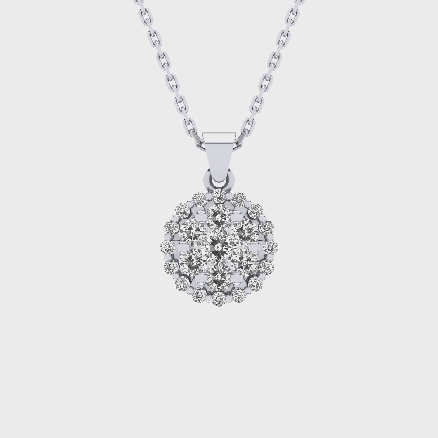 Gabriano Mellonia Tektaş Efektli Kolye; beyaz, sarı, rose ve kulplu, kulpsuz seçenekleri ile sunulmaktadır.