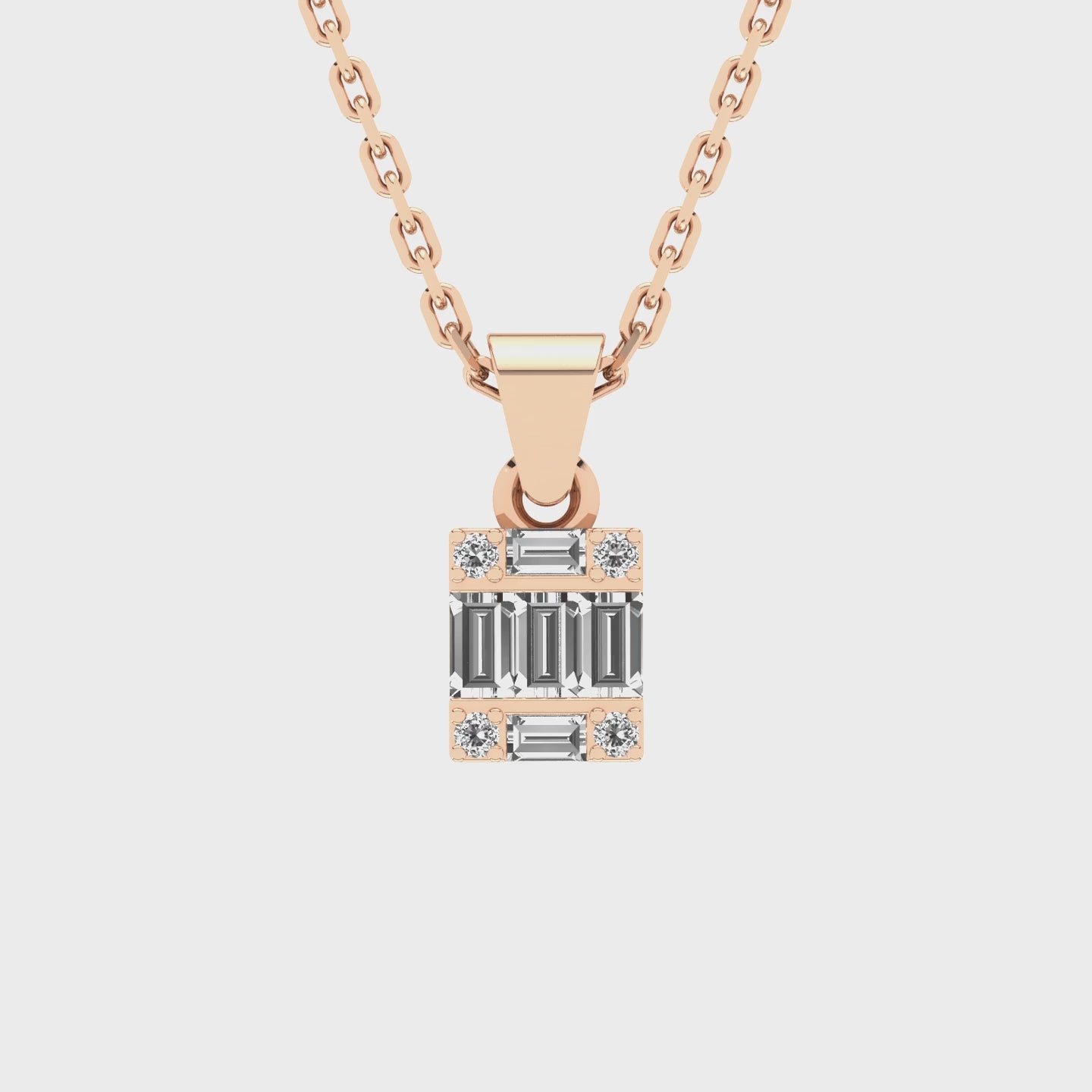 Gabriano Alessia  Baget Kolye; beyaz, sarı, rose ve kulplu, kulpsuz seçenekleri ile sunulmaktadır.